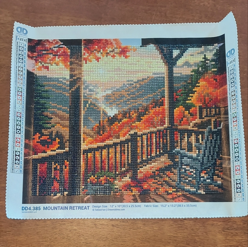 🆕️ Completed Autumn Mountains Diamond Painting